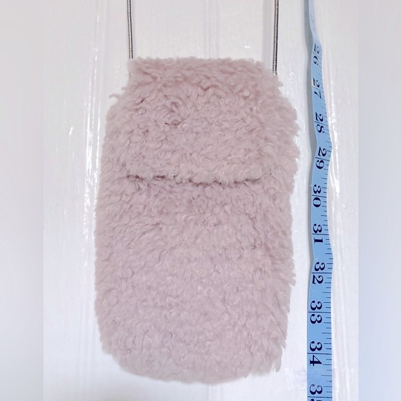 *3 for $20* NWOT Teddy Crossbody bag, pale pink, silver-toned chain, A New Day - Picture 10 of 10